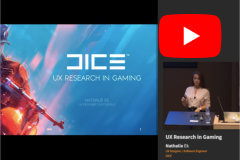 Video recording of UX Research in Gaming talk with Nathalie Ek from DICE at The UX Conference September 2018